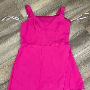 Guess Fuchsia Romper with Gold Accent